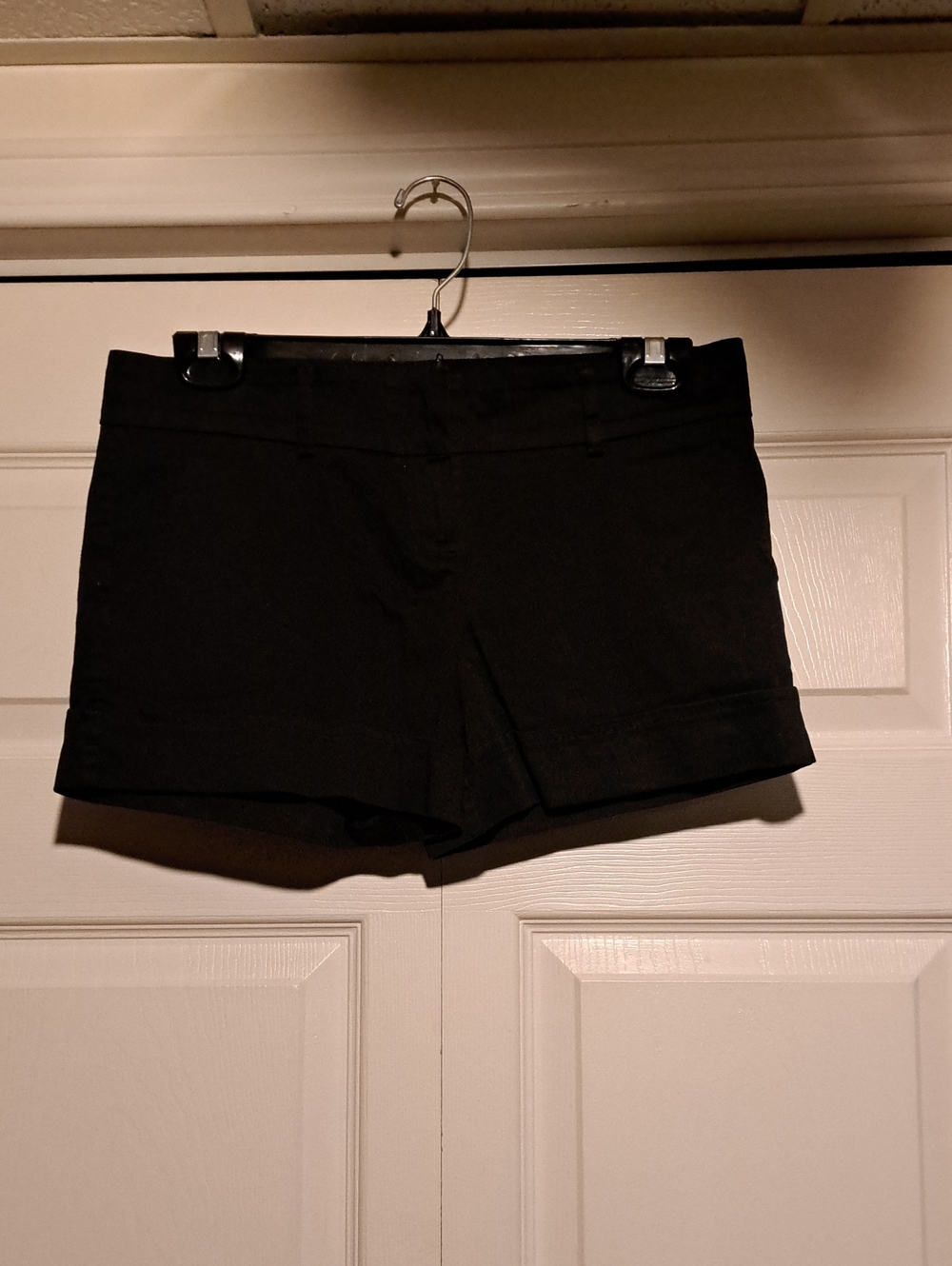 Costa Blanca- classic simple black mini shorts For youths or petite size ladies